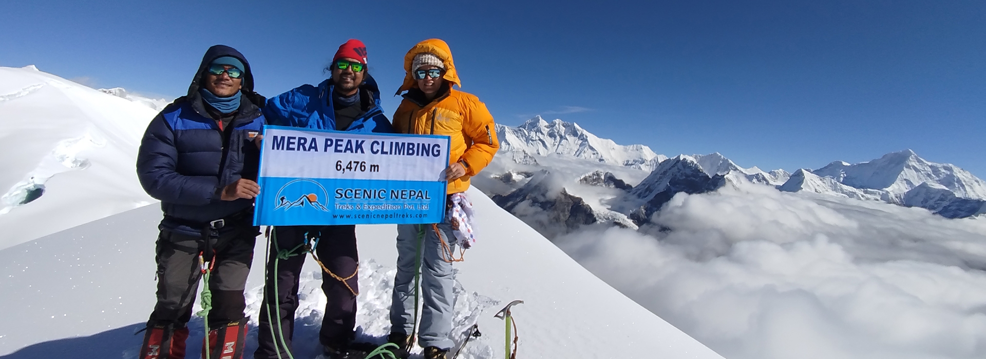 Mear Peak climbing