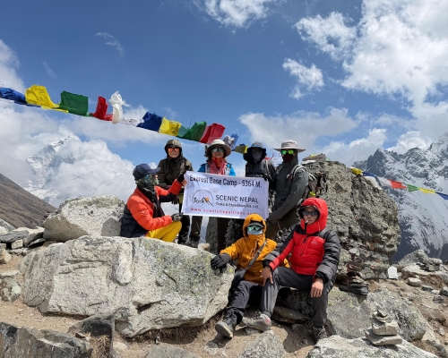 Everest Base Camp Trek Group At Base Camp