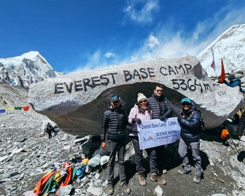 Everest Base Camp Trek Summit Photo